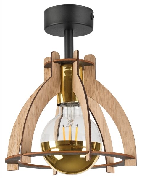 Lustră aplicată LANDO 1xE27/15W/230V stejar