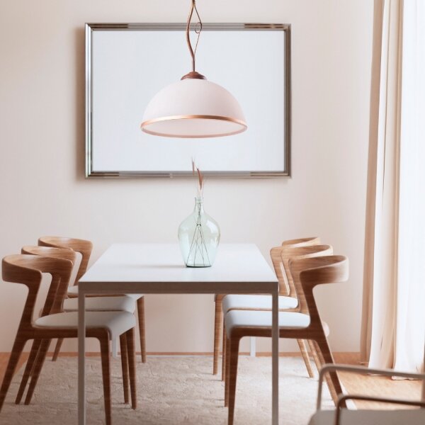 Lustră LED pe tijă Brilagi ANTICO 1xE27/60W/230V bronz patină