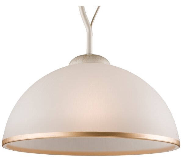 Lustră LED pe tijă Brilagi ANTICO 1xE27/60W/230V alb patină