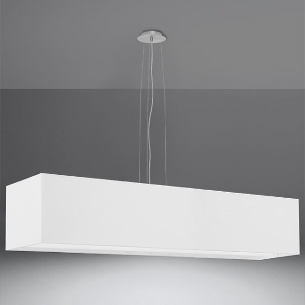 Lustră pe cablu SANTA 5xE27/60W/230V 120 cm albă Sollux SL.0781