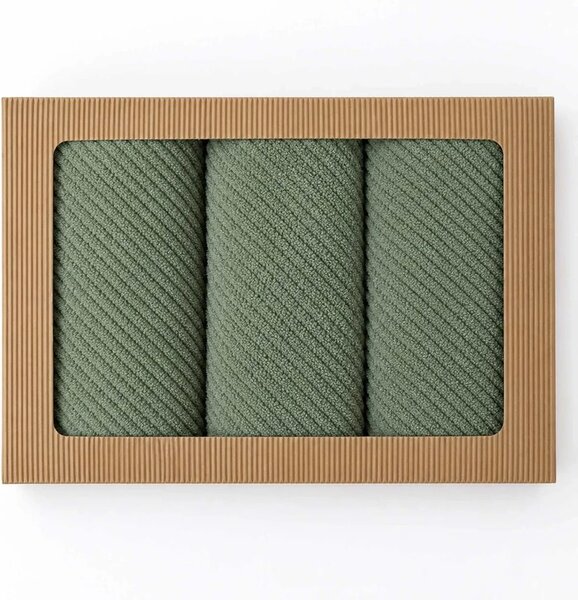Set cadou de prosoape și prosop de baie STELA - Veche roz