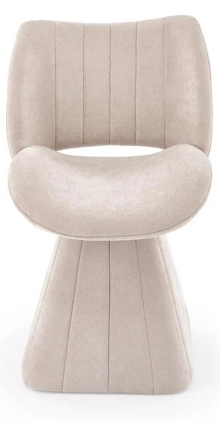 Scaun rotativ K613, stofa clasica bej, 53x60x87 cm