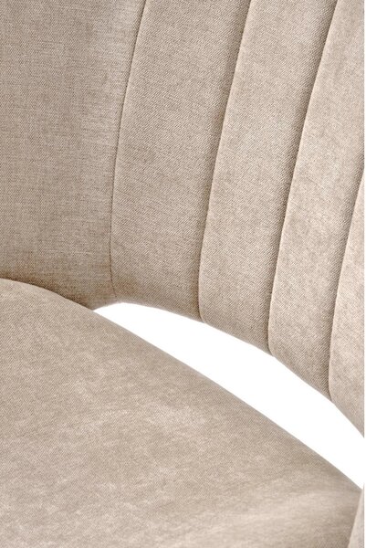 Scaun rotativ K613, stofa clasica bej, 53x60x87 cm