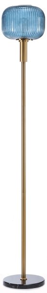 Lampadar ONLI DOROTY 1xE27/22W/230V albastru/auriu