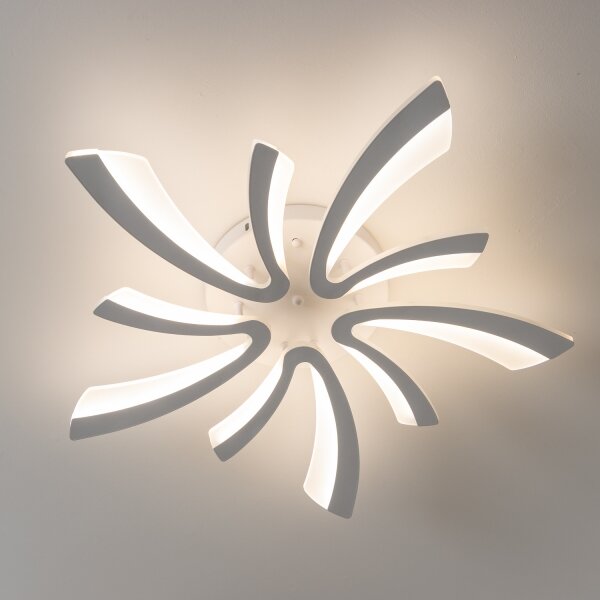 Lustră LED dimabilă aplicată Brilagi TWIST LED/55W/230V 3000-6500K alb + telecomandă
