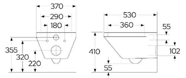 Set vas wc suspendat, Villeroy & Boch Architectura TwistFlush, CombiPack, cu capac SoftClose, alb alpin