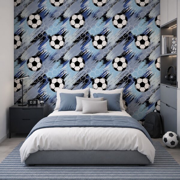 Fototapet Modele de mingi de fotbal, Fototapet fotbal, Fototapet populare, t01061v2 - Tapeko.ro
