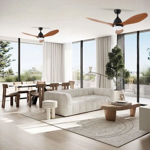ZEVENTI - Ventilator de tavan MURO LED/18W/230V Wi-Fi Tuya + telecomandă