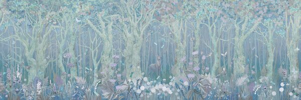 Fototapet Tablou cu o căprioară în pădure, Fototapet pădure, Fototapet populare, u60061v2 - Tapeko.ro