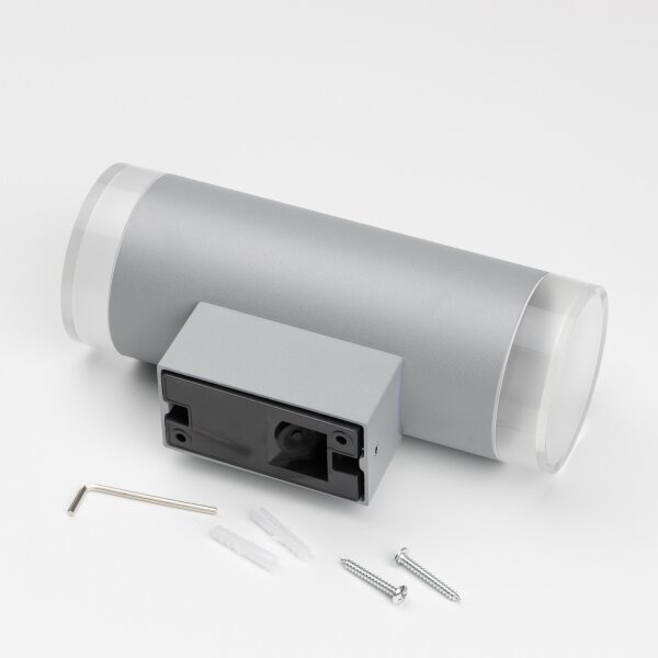 Aplică de exterior Brilagi MATERA 2xGU10/30W/230V gri IP54
