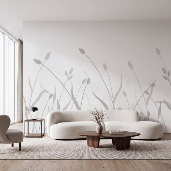 Fototapet Un design abstract, inspirat din natură, care inspiră liniște, Fototapet frunze, Fototapet populare, t01054v4 - Tapeko.ro