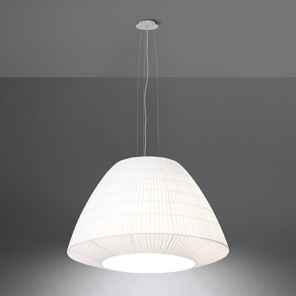 Lustră pe cablu BELLA 3xE27/60W/230V d. 60 cm albă Sollux SL.0733