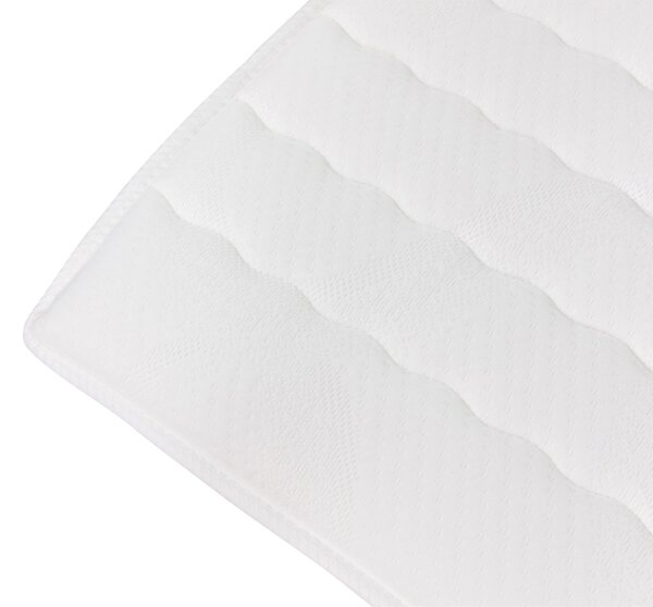 Pat matrimonial Boxspring 160 cm Cinara (piele ecologică soft 017 (Alb). 1054104