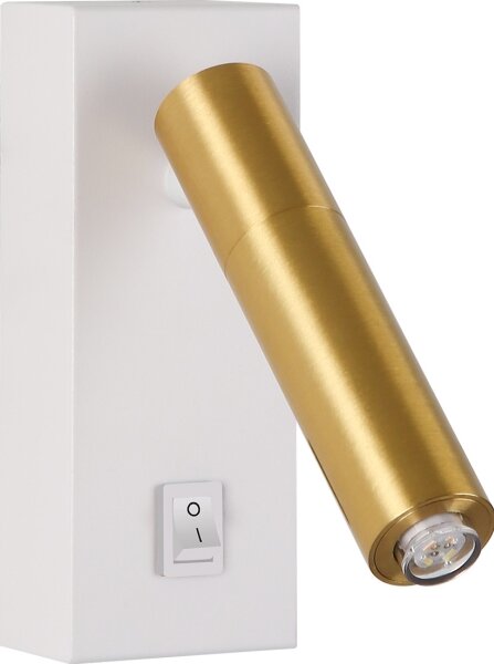 Spot LED de perete Brilagi MAYA 1xG9/7W/230V alb/auriu