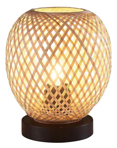 Lampă de masă ZANZIBAR 1xE27/20W/230V d. 18 cm bambus