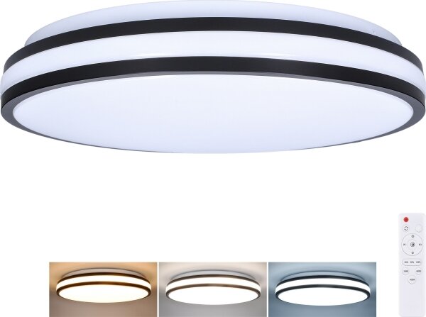 Plafonieră LED dimabilă Solight WO8012 LASKOS LED/48W/230V 3000-6500K + telecomandă