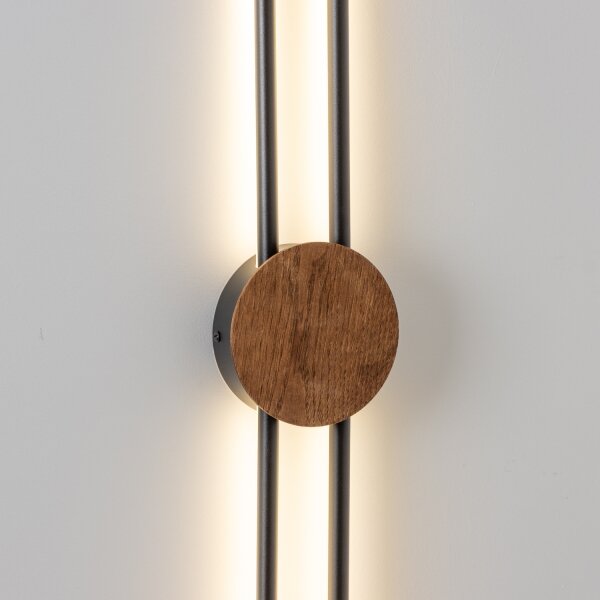 Aplică LED Brilagi WOODY COLLINE LED/15W/230V stejar