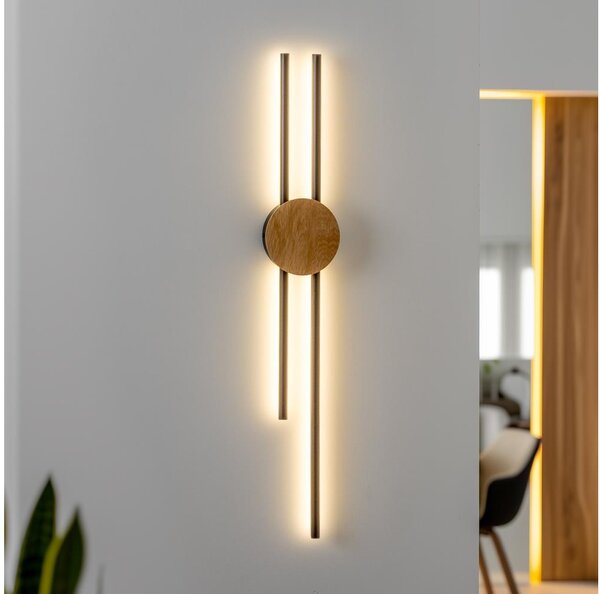 Aplică LED Brilagi WOODY COLLINE LED/15W/230V stejar