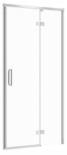Cersanit Larga, usa batanta pentru deschidere 100x195cm, varianta dreapta, sticla transparenta 6mm, profil cromat, S932-117