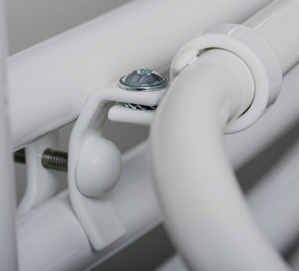 Aqualine Aqualine, Uscător pentru 4 prosoape pentru elemente de încălzire, atașament universal, lungime 50 cm, alb, 25-03-SV450