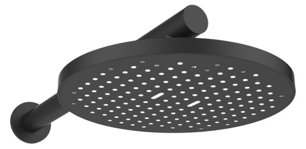Invena Kalitea, set de duș încastrat, baterie cu 2 funcții, negru mat, INV-BS-72-004-V