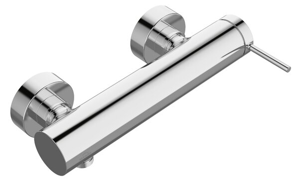 Invena Kalitea, baterie duș de perete 150mm, cromată, INV-BN-72-001-V
