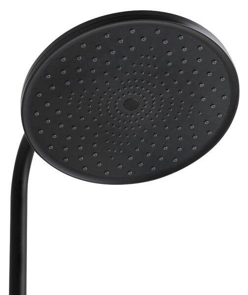 Invena Volos, set de duș cu baterie termostatică, negru mat, INV-AU-37-T04-V