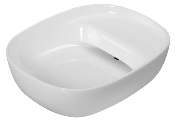 Invena Elara, lavoar de blat 460x370x135 mm, alb lucios, INV-CE-03-P46-Y