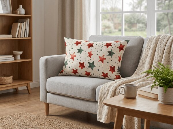 Fata de perna din microfibra COLORFUL STARS 50x70 cm, colorat