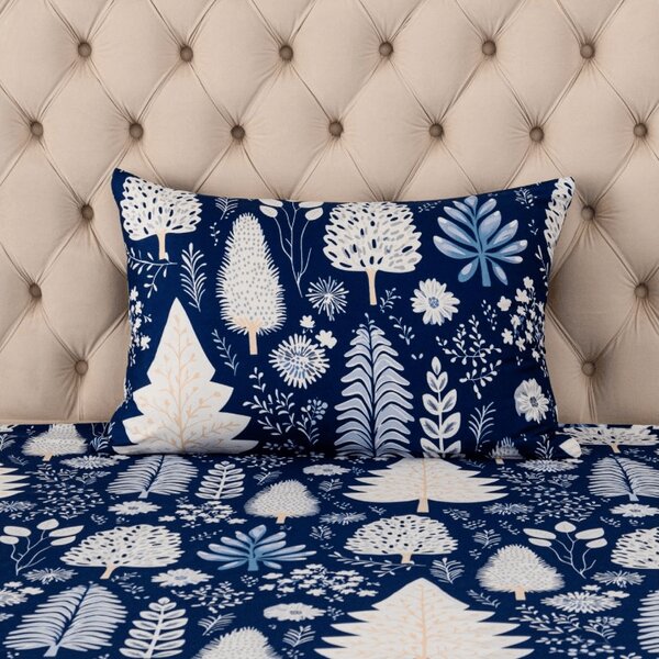 Husa de perna din microfibra INDIGO BLOOM 50x70 cm, albastru
