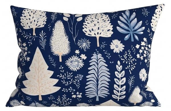 Husa de perna din microfibra INDIGO BLOOM 50x70 cm, albastru