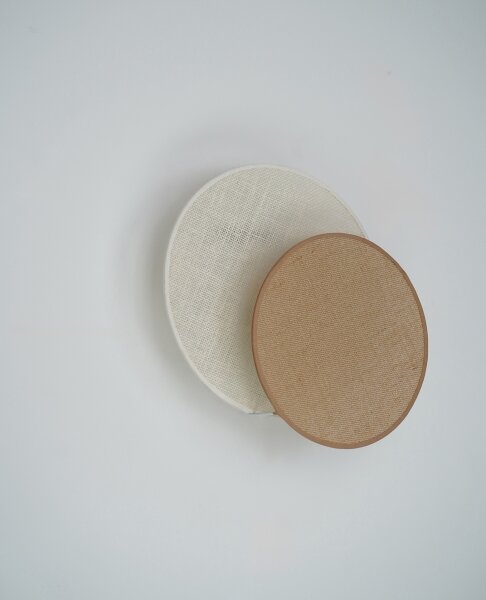 Brilagi - Aplica de perete CIRCLES 1xE27/15W/230V 35x32 cm bej/crem