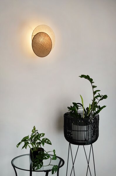 Brilagi - Aplica de perete CIRCLES 1xE27/15W/230V 35x32 cm bej/crem