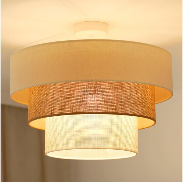 Brilagi Lustr DENVER LUNETA 1xE27/15W/230V pr. 45 bej-maro-crem