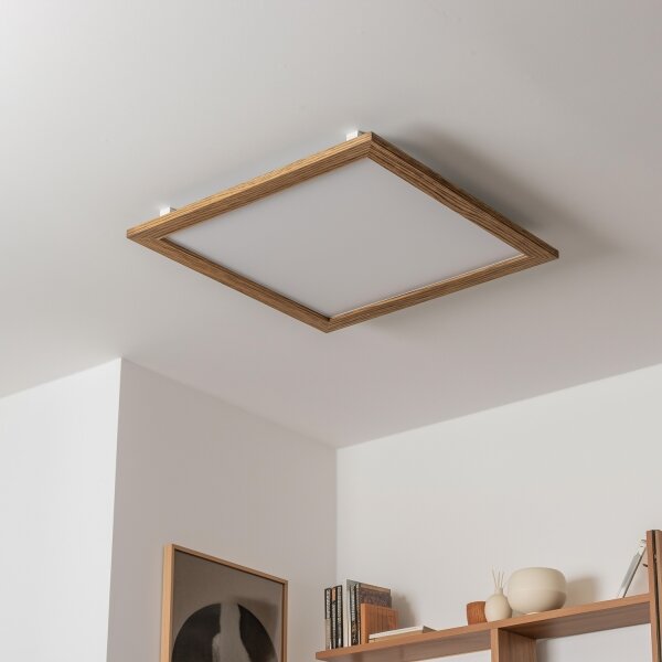Eglo - Panou LED aplicat SALOBRENA LED/31W/230V, maro