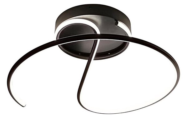 Lustră LED aplicată DELTA LED/30W/230V negru