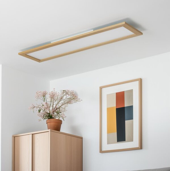 Plafonieră aplicată Eglo SALOBRENA-C LED RGBW/34W/230V maro +telecomandă