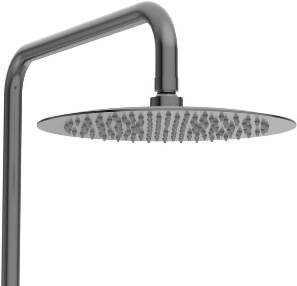Balneo Cascade set de duș perete cu duș de ploaie grafit H0301070505