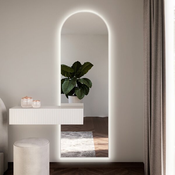 Baltica Design Tiny Border Pastille Cut oglindă 60x140 cm cu iluminare alb 5904107929903