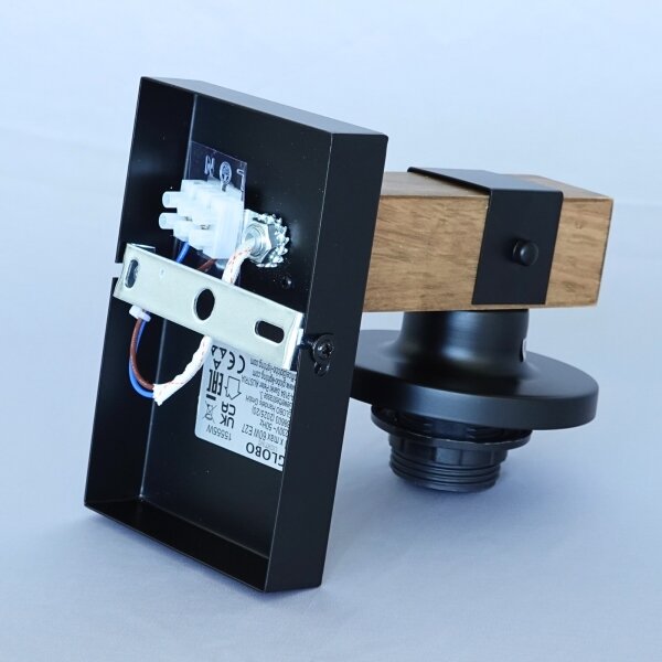 Brilagi - Aplica de perete VISTA 1xE27/60W/230V, stejar
