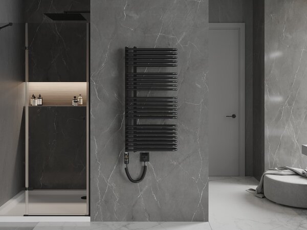 Mexen Amor, element electric de încălzire 1000x500 mm + tijă de încălzire 900 W, negru, W120-1000-500-2900-70