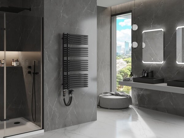 Mexen Amor, element electric de încălzire 1000x500 mm + tijă de încălzire 900 W, negru, W120-1000-500-2900-70