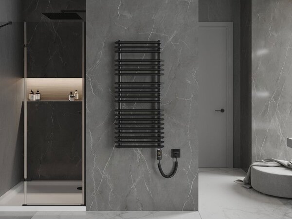 Mexen Akan, element electric de încălzire 1080x500 mm + tijă de încălzire 900 W, negru, W121-1080-500-2900-70