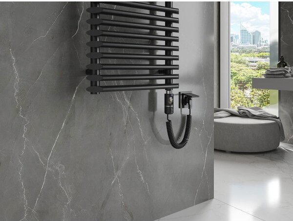 Mexen Akan, element electric de încălzire 1080x500 mm + tijă de încălzire 900 W, negru, W121-1080-500-2900-70