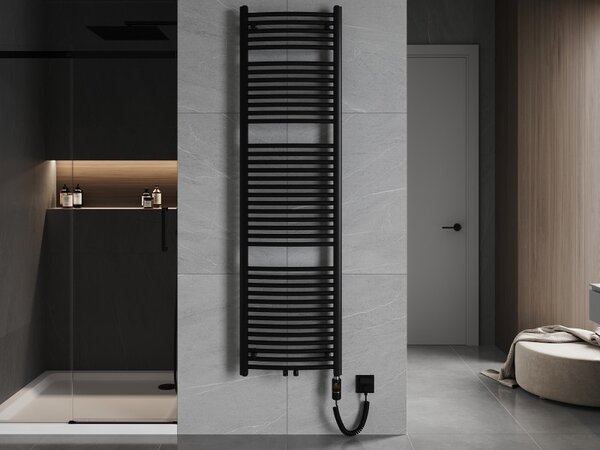 Mexen Ares, element electric de încălzire 1800x500 mm + tijă de încălzire 900 W, negru, W102-1800-500-2900-70