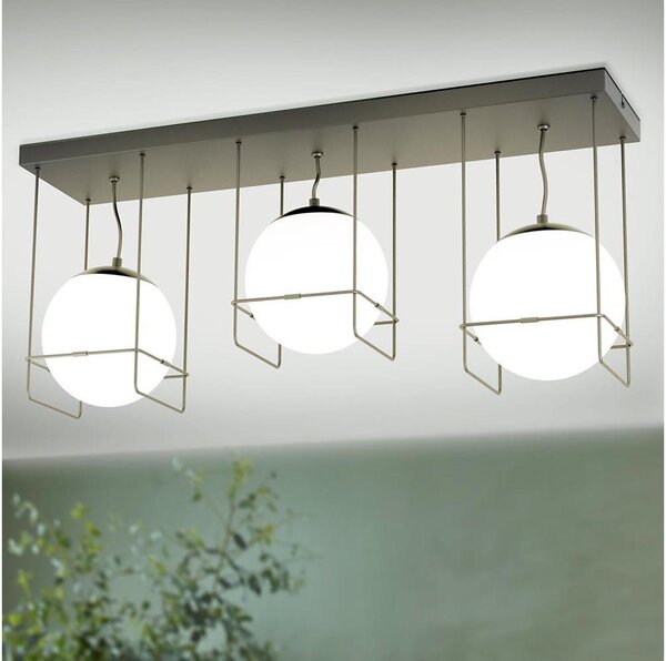 Eglo 99021 - Plafonieră VERSUOLA 3xE27/40W/230V
