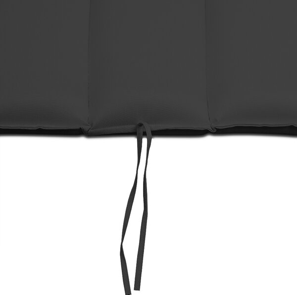 Saltea pentru șezlong pentru saună BALI, 58x7x177cm, antracit Detex