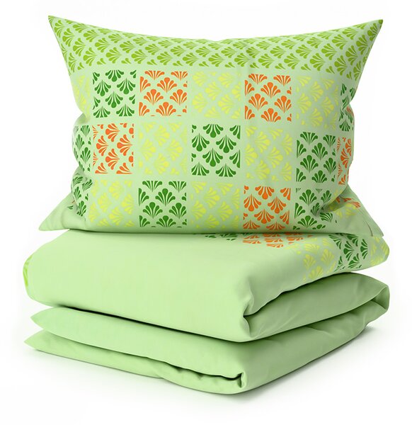 Lenjerie de pat din microsaten VELLARI, verde Dimensiune lenjerie de pat: 70 x 90 cm | 140 x 200 cm