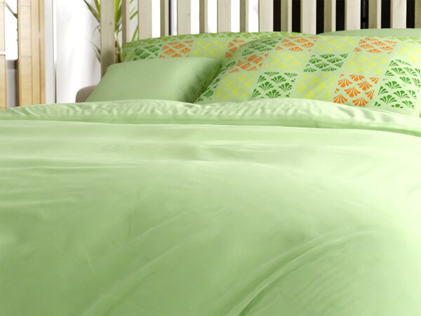 Lenjerie de pat din microsaten VELLARI, verde Dimensiune lenjerie de pat: 70 x 90 cm | 140 x 200 cm