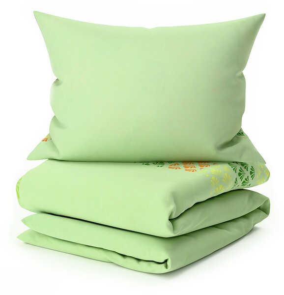 Lenjerie de pat din microsaten VELLARI, verde Dimensiune lenjerie de pat: 70 x 90 cm | 140 x 200 cm